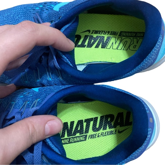 Nike Womens Free RN | Blue Moon | 831509-406 | Size 9.5 US | 7.5 UK | - Picture 5 of 6